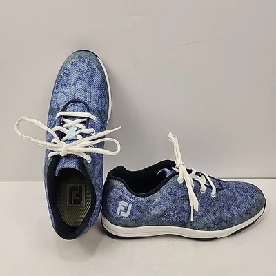 Sapatos de golfe FootJoy FJ Leisure sem cravos, feminino tamanho 7M, EXTREMAMENTE LIMPO - Imagem 1 de 4