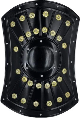 "Armadura bárbara medieval templaria vikinga 18"" escudo de hierro | Hecha a mano" Foto 1 de 4