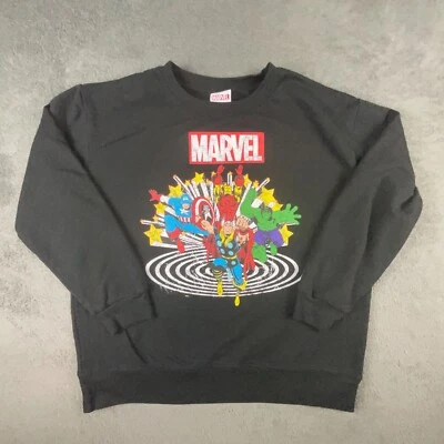 Marvel Sweater Womens XXL Black Long Sleeve - Image 1 of 4