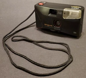 Argus DX C650 Japan Optics Auto Flash 35mm Film Camera w/ Auto Rewind Add On - Picture 1 of 6