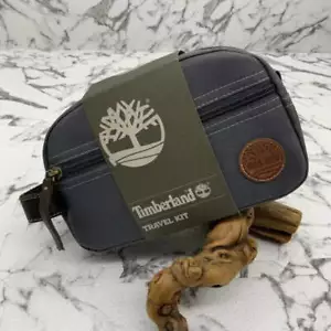 Kit de viaje Timberland gris núcleo lona para hombre nuevo con etiquetas - Imagen 1 de 4