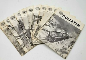 NMRA Bulletin 1975 Complete Year 12 Issues - Jan To Dec NAT MODEL RAILROAD ASSOC - Picture 1 of 6