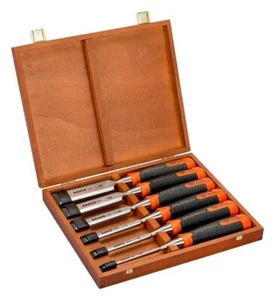 Bahco Ergo Splitproof Chisel 6 Pieces Set, Multi-colour (434-S6-EUR) - Bild 1 von 2