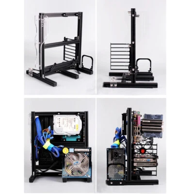 DIY ATX Open Chassis Rack Vertical Test Bare Metal Frame For ITX Motherboard - Image 1 of 4