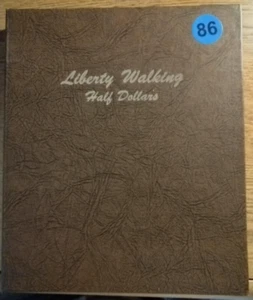 LIBERTY WALKING HALF #7160 - DANSCO ALBUM - SANFT GEBRAUCHT ***VERSAND KOSTENLOS****#86 - Bild 1 von 3