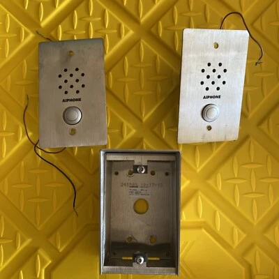 Aiphone LE-SS-1G Vandal Resistant 1-Gang Sub Station for LEF parts only - Image 1 of 4