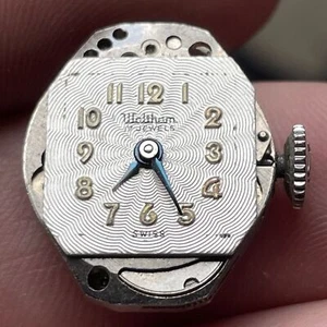 VTG Waltham Watch Co. Swiss Watch Face With Unadjusted 17 Jewel Movement - Picture 1 of 9