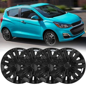 Set of 4 For Chevrolet Spark 15" Car Wheel Cover Snap On Hub Caps Replacement - Picture 1 of 14