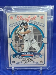Panini Leather & Lumber Slugfest Jose Abreu 2019/99 Chicago White Sox - Imagen 1 de 1