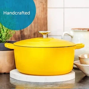 BK Cookware German Enamelled Iron, 28 cm/6.7 Litre Dutch Oven Casserole Dish wit - Picture 1 of 5