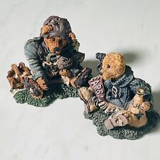 Boyd's Bears and Friends Figurines  - Lot of 2 - Football Player and Cheerleader
