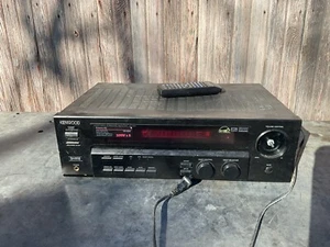 KENWOOD VR-605 Audio/Video Surround Sound Powers On Damaged Case - Picture 1 of 11