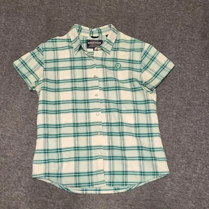 Panhandle Slim Rough Stock Pearl Snap Hemd grün-weiß kariert Größe S - Bild 1 von 8