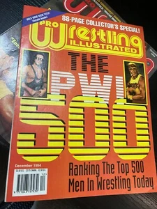 Revista ilustrada PWI Pro Wrestling WWF WCW - Diciembre 1994 - Lista PWI TOP 500 - Imagen 1 de 3