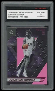 JONATHAN KUMINGA 2021 PANINI CHRONICLES RECON ROSA 1ER GRADO 10 TARJETA DE NOVATO RADIOCONTROL - Imagen 1 de 1