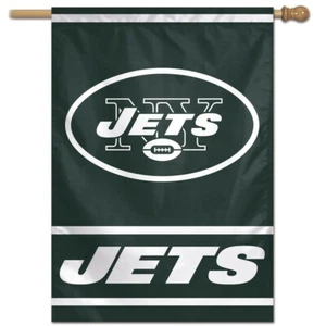 NEW YORK JETS LOGO 28"X40" BANNER FLAG BRAND NEW WINCRAFT - Picture 1 of 1