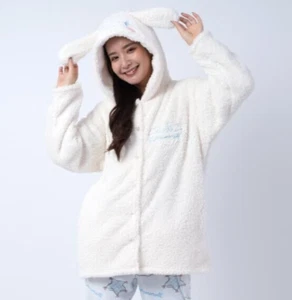 SAZAC SAN-1987 Cinnamoroll Cosplay Gown Hoodie w/ Standing Ears & Ribbons New - Picture 1 of 14