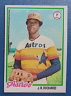 1978 Topps Baseball #470 J.R. Richards - Houston Astros (B) - NM