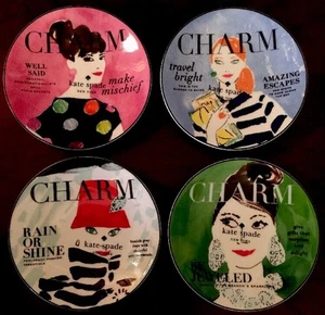 Kate Spade New York Por Lenox HACER TITULARES APERITIVO PLATOS COSITOS *NUEVO* - Imagen 1 de 12