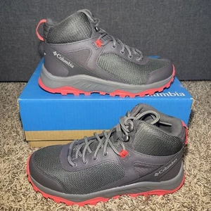 Columbia Hiking Boots Trailstorm Ascend Mid Women’s Size 9 Waterproof Grey Coral - Picture 1 of 10