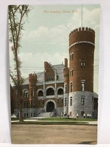 Postal 1910 The Armory Utica New York NY Militar Ejército Ciudad Street View - Imagen 1 de 2
