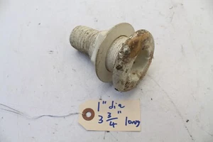 Thru Hull Fitting - Used - White - 1 inch diameter hole - 3 3/4 inches long - Picture 1 of 2