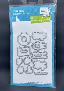 Lawn Fawn Rasenschnitte Pool Party Matrizen Set #LF2855 - Bild 1 von 4