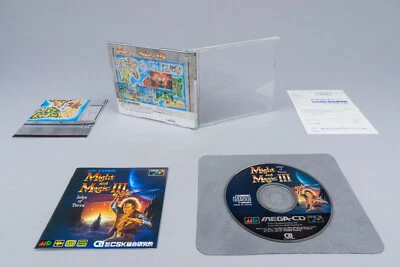 Sega Mega CD *Might and Magic III: Isles of Terra* OVP Anleitung Map Reg NTSC-J - Bild 1 von 4