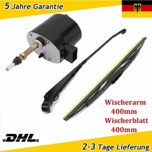 Scheibenwischermotor 12V 105°Arm Blatt Wischermotor universal Traktor Boot DE~ - Bild 1 von 19