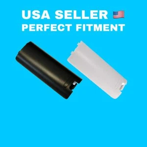 2 PACK - NEW Battery Pack Cover Back Door Lid For Nintendo Wii Remote Controller - Picture 1 of 4