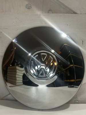 Vintage Volkswagen VW Chrome Hubcap  9inch In Diameter New - Image 1 of 4