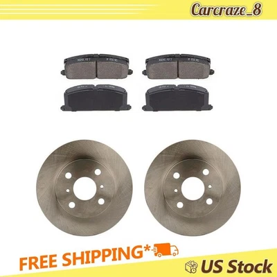 Kit Pastillas Freno Delanteras y Rotores para Toyota Tercel 1.5L 1991-1999 Foto 1 de 4