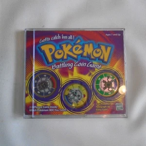 Pokémon Kampfmünze Spiel Set in Hülle 1999 Cloyster Magneton Pinsir Kostenlos UK P+P - Bild 1 von 7