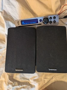 Brennan JB7 Music Player 128gb Set of BSP50 Speakers Black Working - Picture 1 of 15