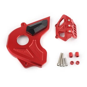 Protector de cubierta de cadena de piñón delantero CNC para Honda CB650F 2014-2019 rojo - Imagen 1 de 3