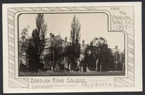 Postcard Isleworth Hounslow London Middlesex the Borough Road College 1907 RP - Foto 1 di 2