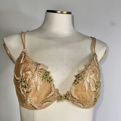 Sujetador floral tostado La Perla Foto 1 de 4