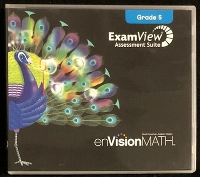 5th Grade enVision EXAMView Assessment Suite CD-ROM - Hard Case (2009, Pearson) - Image 1 of 3