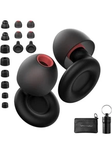 Ear Plugs for Sleeping Noise Reduction Reuseable, Concerts, Focus, Travel, Work, - Picture 1 of 6