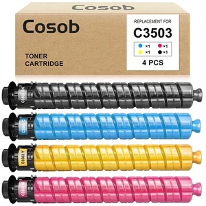 Cosob MP C3503 C3003 Ersatz-Tonerkassette (4er-Pack, 1BK/1C/1M/1Y) - Kom... - Bild 1 von 6