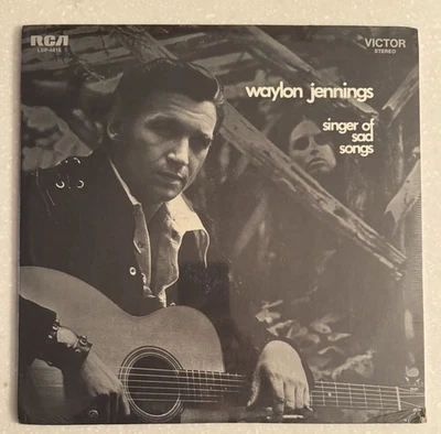 Waylon Jennings-Singer of Sad Songs “Sealed” 1970 RCA Dynagroove-NEW Old Stock- - Image 1 of 4