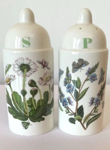 Portmeirion Botanic Garden Salt & Pepper Pots 10.5cm Tall - Picture 1 of 3