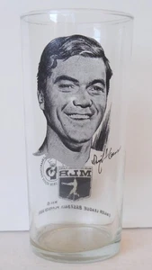 Vintage Papa Ginos MLB Baseball Glas Dwight Evans 1976 P7615 - Bild 1 von 2