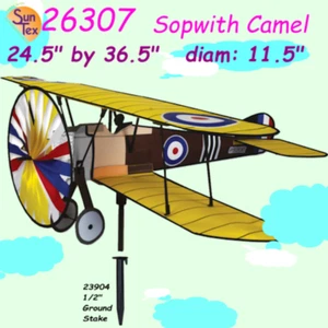 Sopwith Camel # 26307Airplane Wind Spinner by Premier - Bild 1 von 3