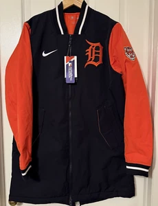 Nike Men's Small Detroit Tigers Authentic Collection Dugout Player Issued Jacket - Picture 1 of 18