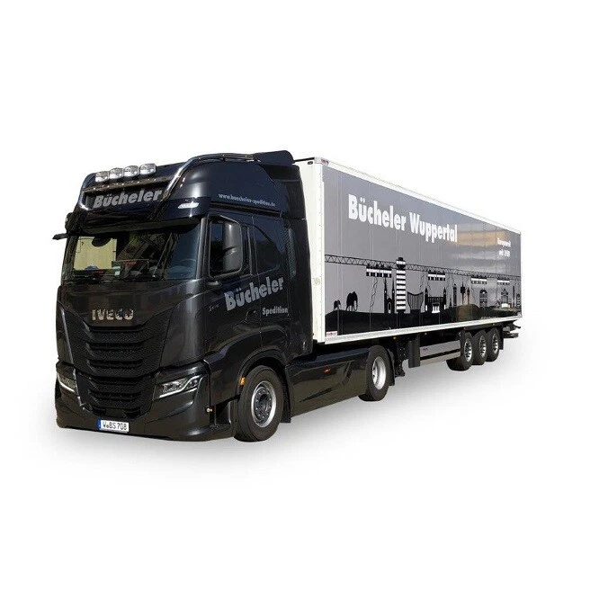 Herpa 945707 - 1/87 Iveco S-WAY Trattore Case Buratti Wuppertal - Nuovo