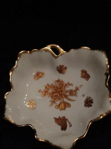 AM ARROZ PRODUCTS PINTADO A MANO IRICE PORCELANA BLANCA ORO 24K MARIPOSAS Y FLO - Imagen 1 de 8