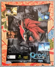 Otogi Myth Of Demons XBox | 2003 Vintage Game Print Ad Poster Promo Art