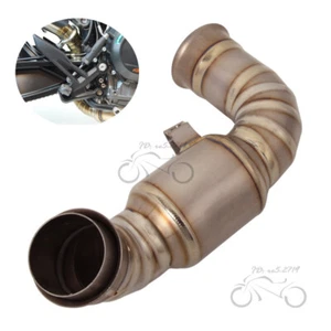Titanium Exhaust Link Pipe Connect Muffler Modified for DUKE 790 890 Adventure R - Foto 1 di 8