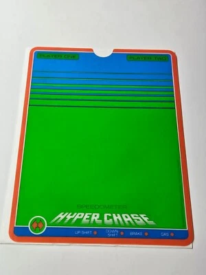 Vintage Vectrex Hyperchase Overlay Only by GCE with Sleeve Protector No Game - Image 1 of 4